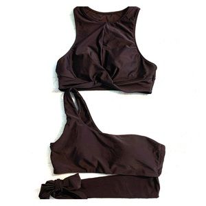 Lot of two black bikini tops L